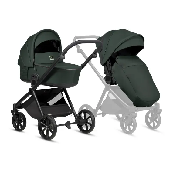Коляска 2 в 1 Tutis Mio 3+ Essential Pacific Green