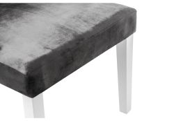 Стул Elegance white / fabric grey