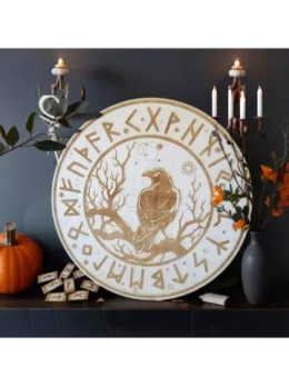 Набор рун «Ворон» — 25 шт из берёзы