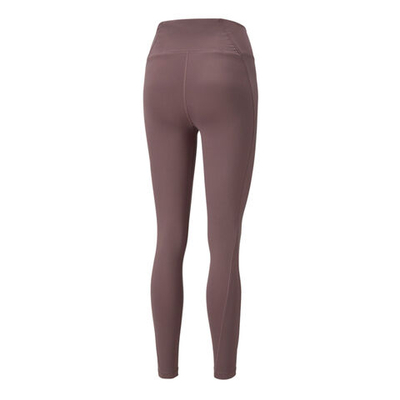 Женские теннисные брюки Puma Studio Yogini Cross Waist Full Tight Women - Brown