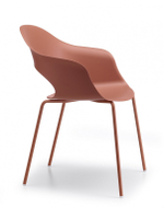 Кресло пластиковое Scab Design Lady B, терракотовый