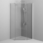 Душевое ограждение 90x90 см, пятиугольное, без поддона AM.PM Sunny W87G-405-9090-MT