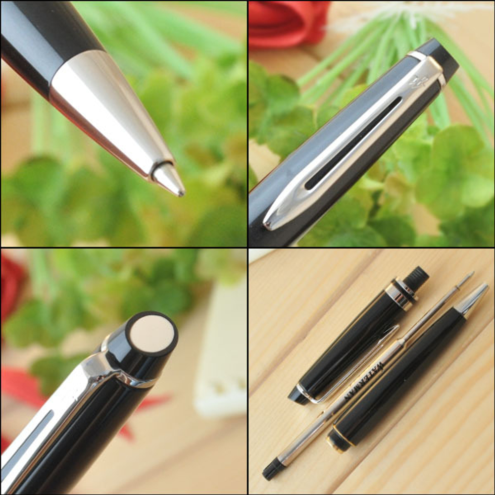 Шариковая ручка Waterman Expert 3, цвет: Black CT, стержень: Mblu