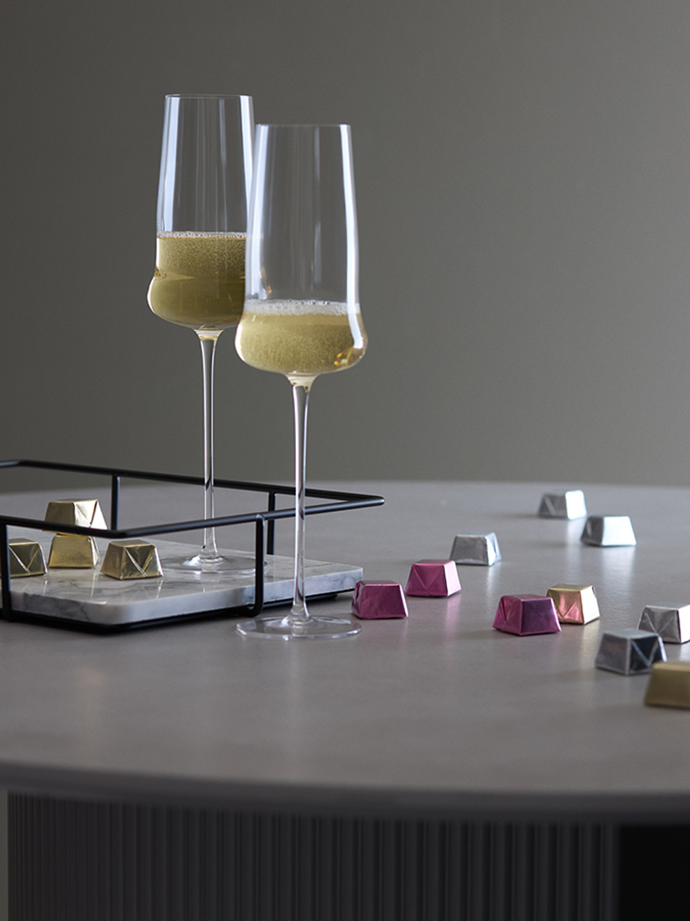 Набор бокалов для шампанского в подарочной упаковке sense, 360 мл, 2 шт.