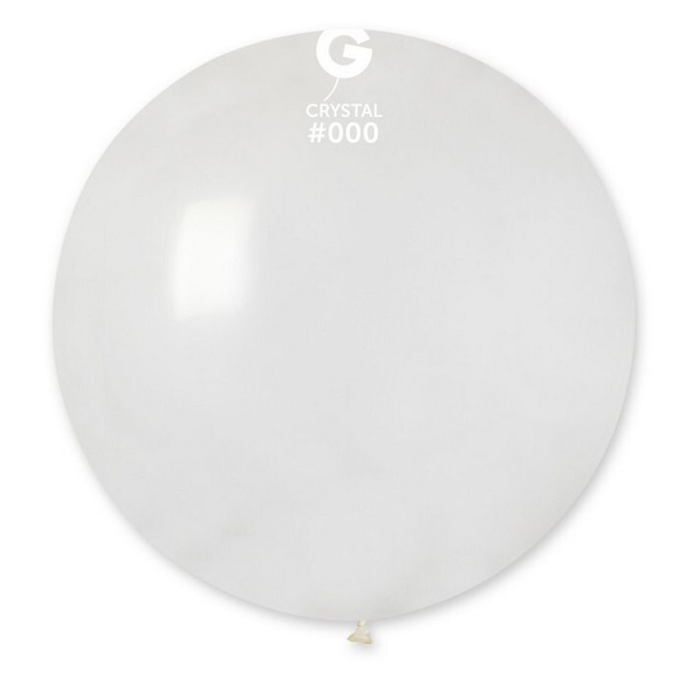 Воздушный шар Gemar, цвет 000 кристалл, прозрачный, 1 шт. размер 27&quot;
