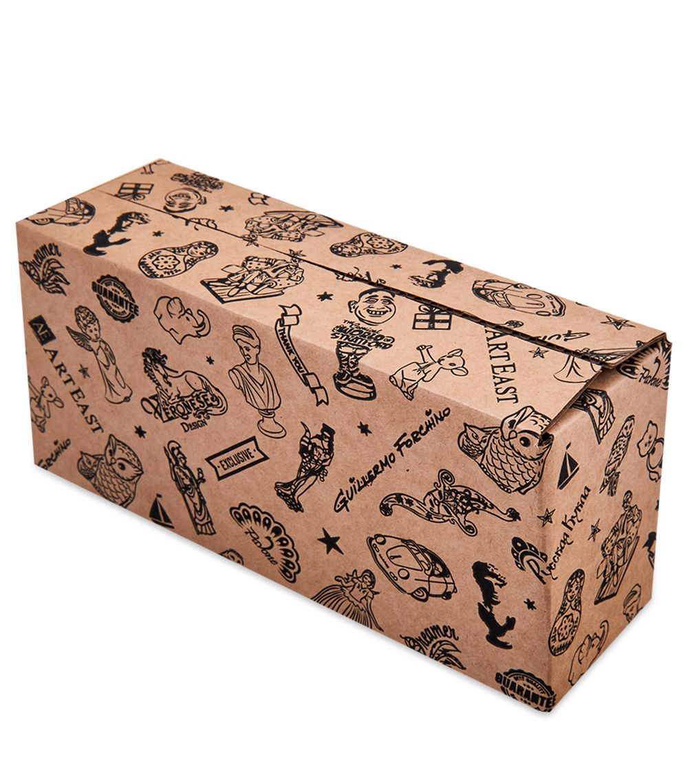 GAEM Art ГКП-33 Коробка 4-х клапанная гофрокартон 230х70х110