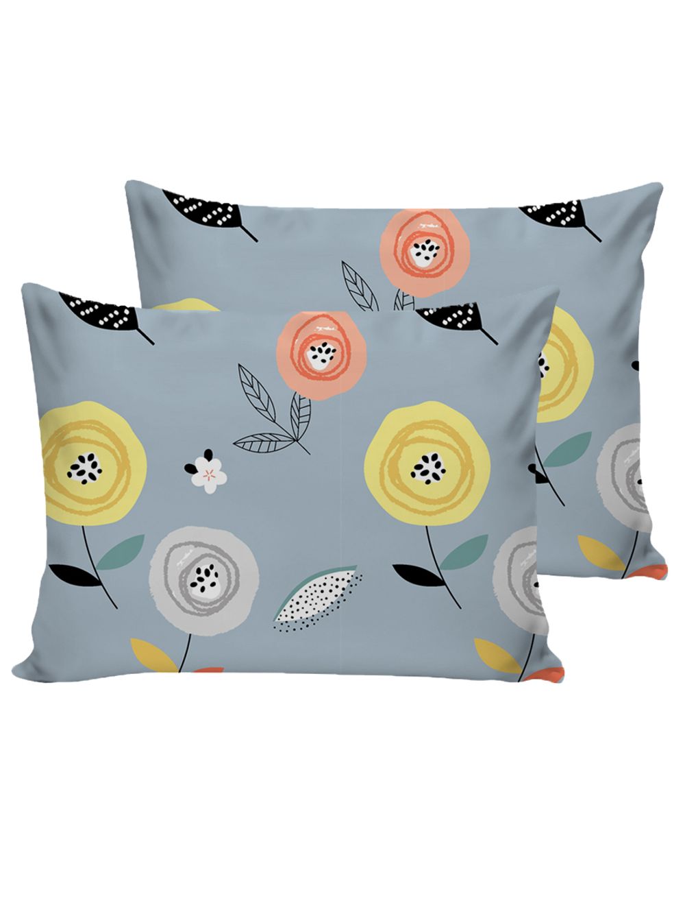 Постельное белье Полисатин Simple House "Пионы" евро Наволочка 50х70 см 2 шт Простынь 240x215 см Пододеяльник 200x215 см