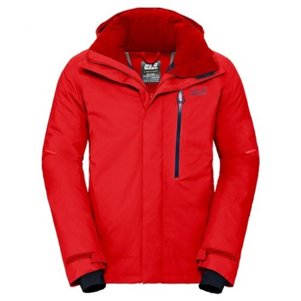 JACK WOLFSKIN куртка горнолыжная  EXOLIGHT ICY JACKET MEN 26810 FIERY RED