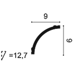 Карниз Byblos DUROPOLYMER® CB524N