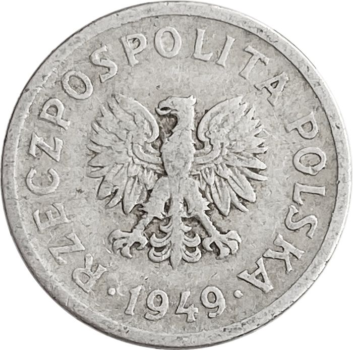 10 грошей 1949 Польша VF