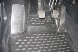 Коврики Standard, в салон SEAT Altea Freetrack 2007-2009, 4 шт. (полиуретан, чёрные) Element.NLC.44.06.210