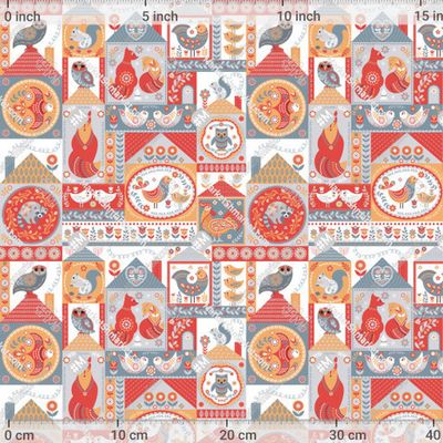 Скандинавские домики. Patchwork (Дизайнер Irina Skaska) by Irina Skaska 476 DPI