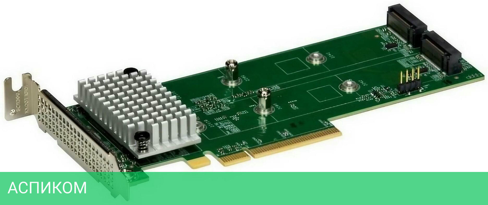 Контроллер SuperMicro AOC-SLG4-2H8M2-O