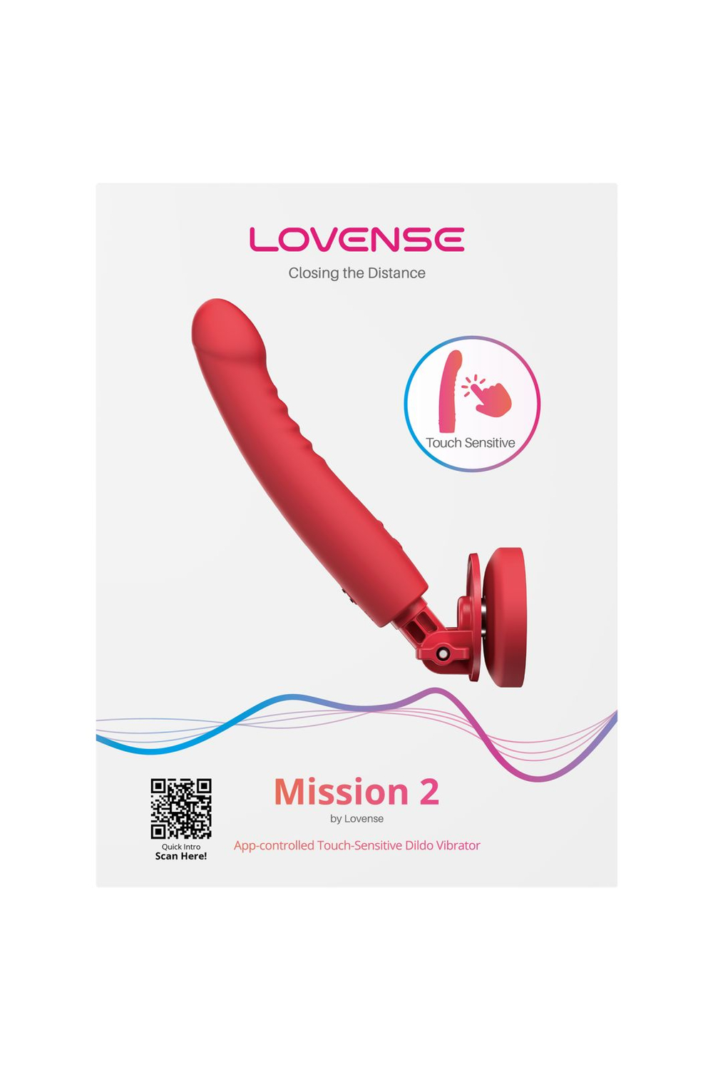 LOVENSE Mission 2 - Дилдо-вибратор с технологией Touch-Sense