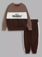 Спортивный костюм детский теплый, оверсайз