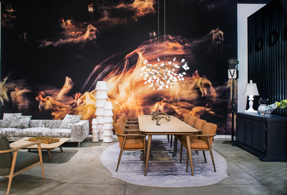 Pendant design lamp  Heracleum II by Moooi (Brass,  D50 cm)