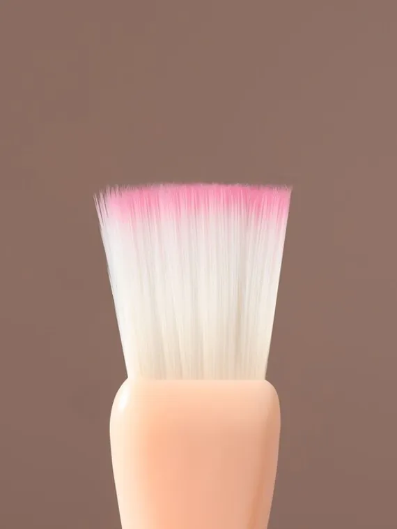 Кисть для масок, двусторонняя, с лопаткой, 15,5 см, цвет МИКС