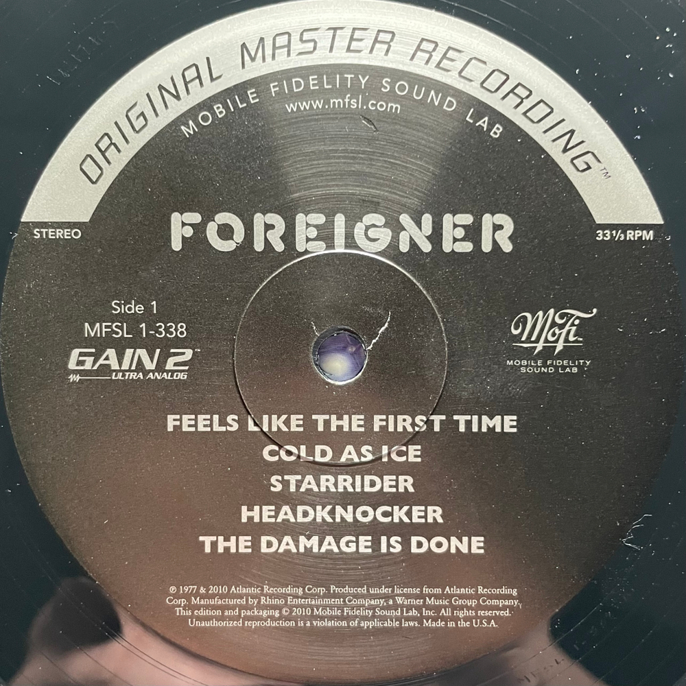 Foreigner ‎– Foreigner (США 2010г.)