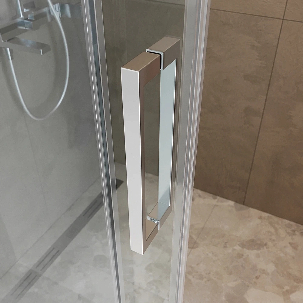Душевой уголок BelBagno SOFT_CLOSE-1-AH-1 160х80 стекло прозрачное/профиль хром