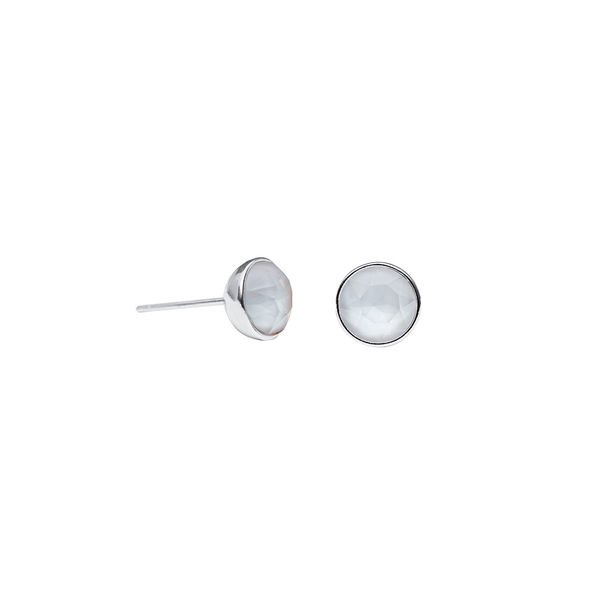 Серьги-пусеты Fiore Luna Crystal Powder Grey SWE298 CPG S