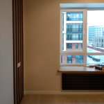 Радиатор WARMMET водяной настенный горизонтальный Flat 60 Н (W) ЧЕРНЫЙ RAL9005