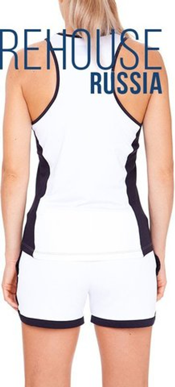 Женский топ теннисный Hydrogen Tech Star Tank Top - серый