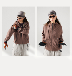 Куртка Nothomme Blue Structure Waterproof Soft Shell Hooded Jacket Orange Pink