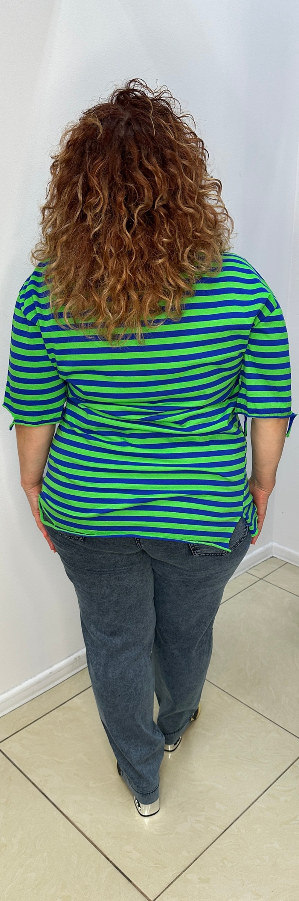 Футболка-"рванка" в полоску