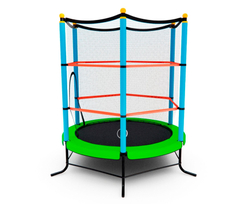 Батут детский DFC SMRKIDS 55" с сеткой, GREEN