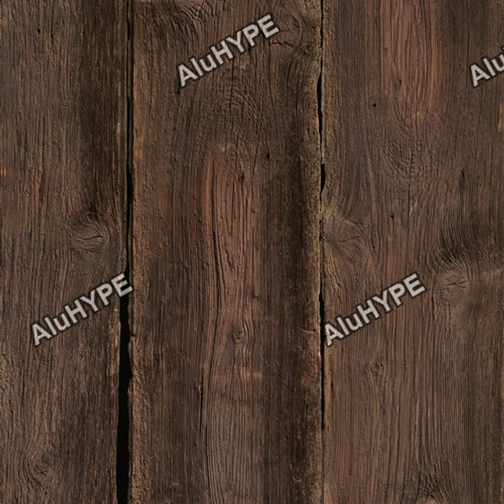 Алюминиевая композитная фасадная панель PlastCover 4/0,4 FR 1500×4000, цвет 817 Дуб Бордо AluHype