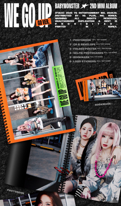 Альбом BABYMONSTER - WE GO UP (GO Ver.)