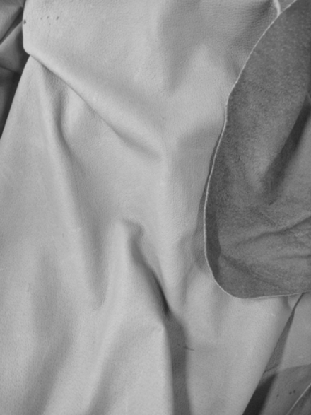 Кожа натуральная, лицевой велюр, 0,7 мм, светло-серый