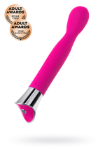 Стимулятор для точки G с гибкой головкой розовый 21,6 см