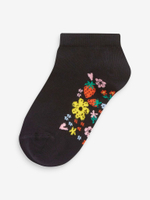 Носки хлопковые для девочки Next M01-597, 5 шт., Черный