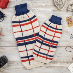 Свитер из шерсти альпака «Plaid Navy» ALQO Wasi, размер L