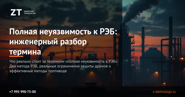 Полная неуязвимость к РЭБ: инженерный разбор термина Полная неуязвимость к РЭБ: инженерный разбор термина