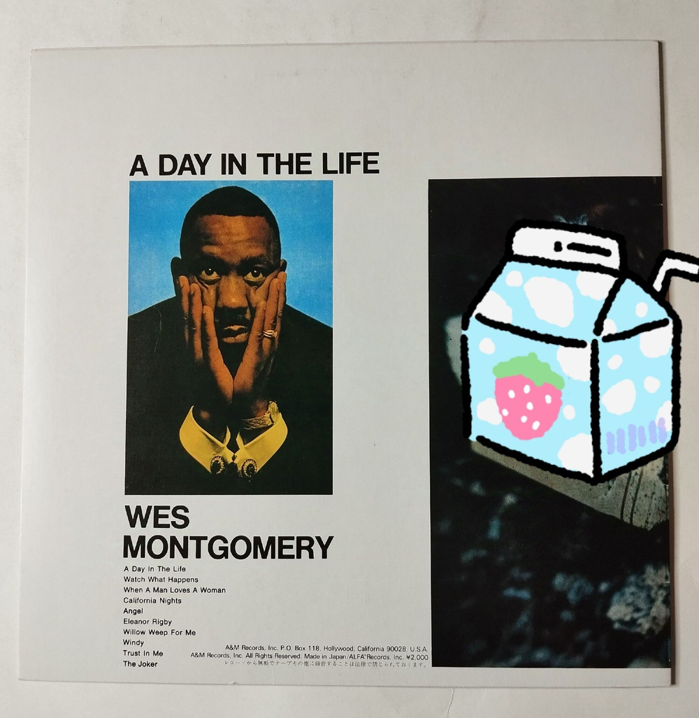 Винтажная виниловая пластинка LP Wes Montgomery A Day In The Life (Japan 1981) (No Obi) Eleanor Rigby