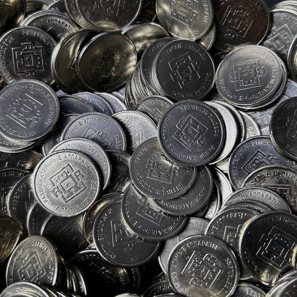 Жетоны RoboticRetailers фирменные 24 мм