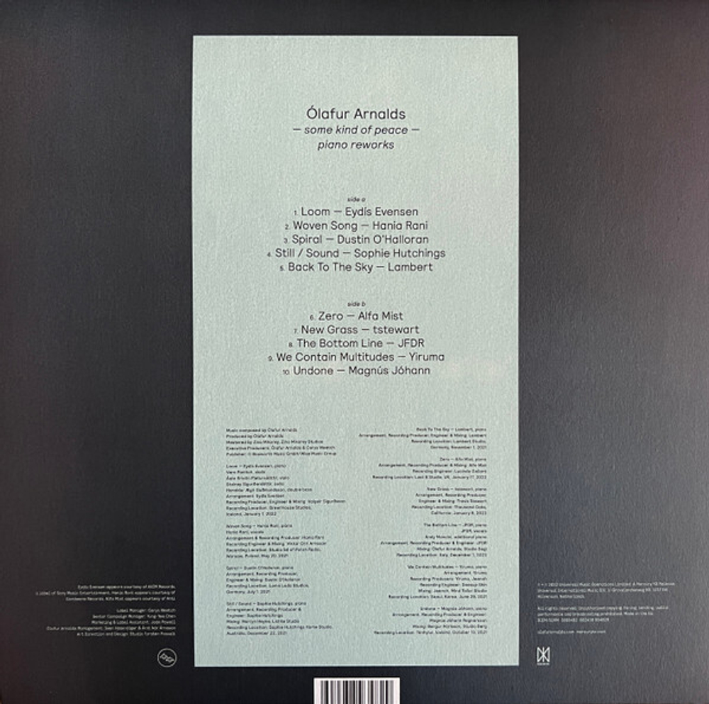 Olafur Arnalds / Some Kind Of Peace - Piano Reworks (LP)
