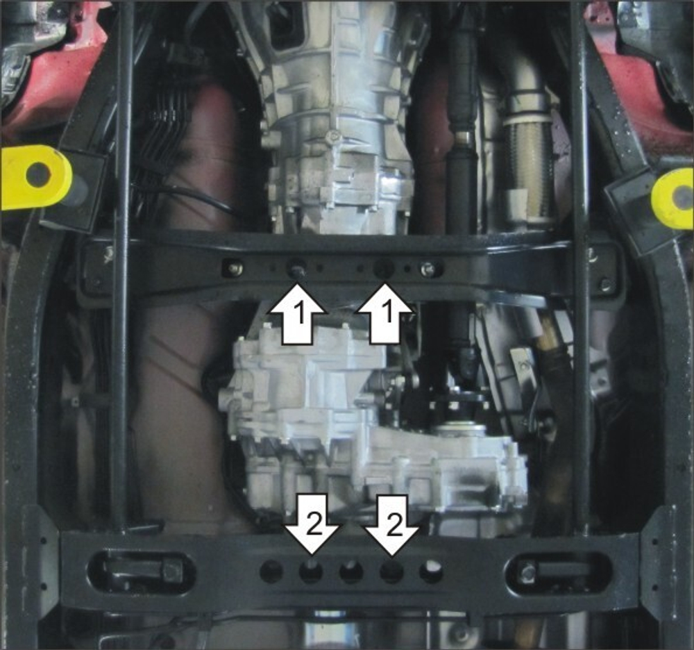 Защита стальная 3 мм РК Nissan Pick up MOTODOR.11404