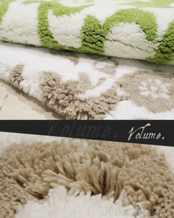 Коврик для ванной 70х120 Abyss & Habidecor Jardin 210 бирюзовый