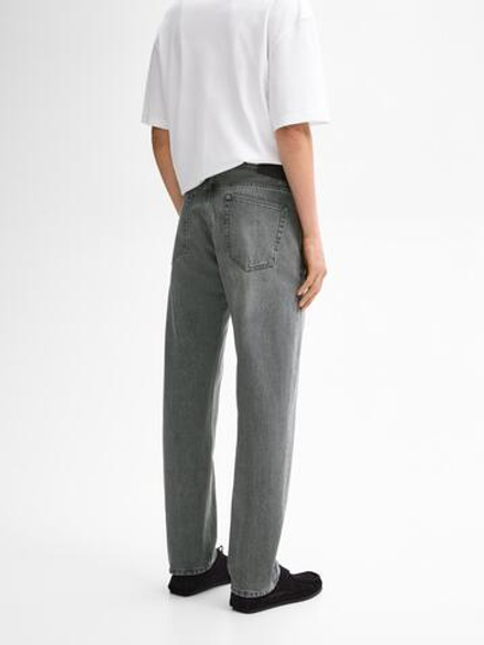 Massimo Dutti Джинсы свободного кроя, серый