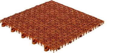 Модульное пластиковое покрытие ERFOLG standart от 1 до 50 м2 Терракот