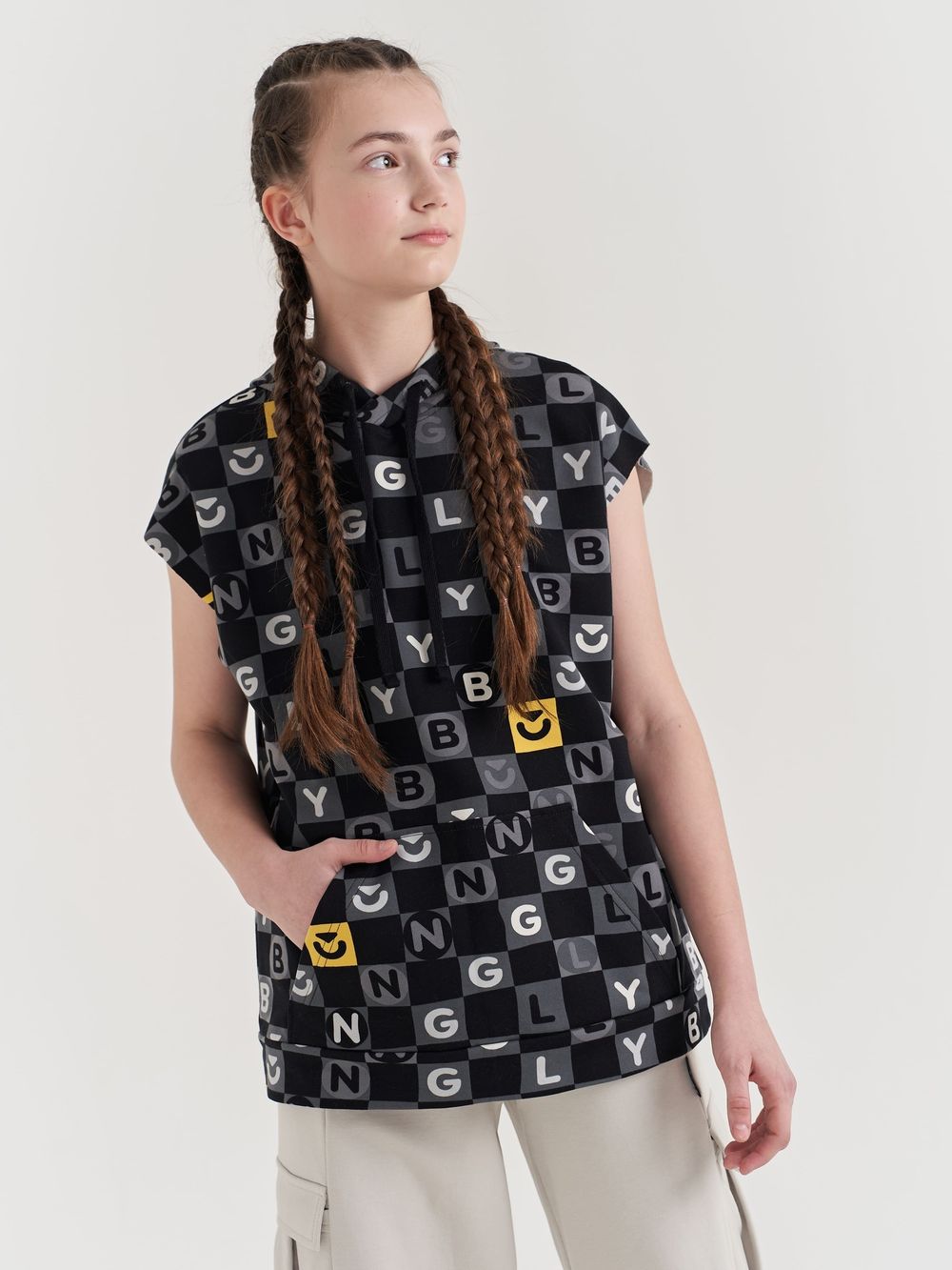 Футболка с капюшоном "БАНГЛИМАНИЯ" подростковая