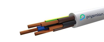 Провод ПВС 5х1.5 Б (бухта) (м) РЭК-PRYSMIAN 0105040201