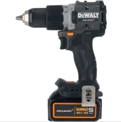 Аккумуляторный набор DEWALT McLaren Limited Edition DCK200MP2T: дрель-шуруповерт + шуруповерт, с 2 АКБ 5 Ач и ЗУ, в кейсе