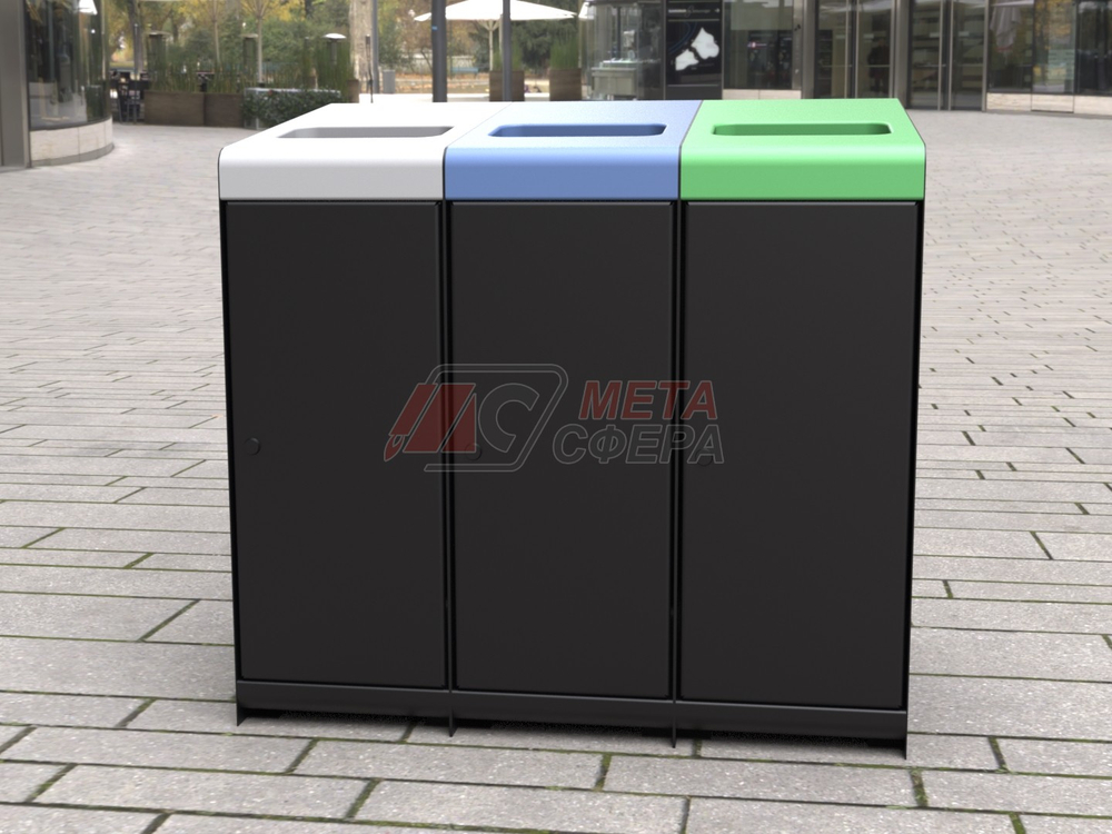 Урна ACCEPTOR 110 для раздельного сбора мусора