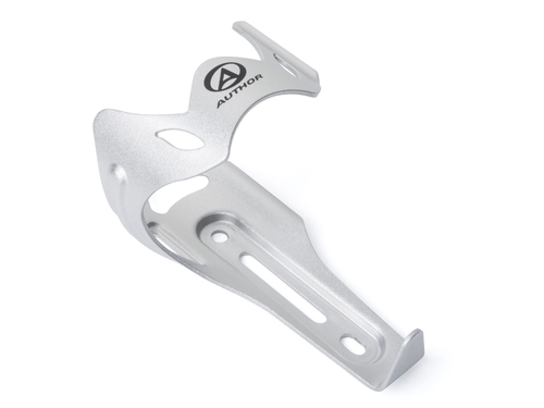 Флягодерж-ль ABC-37 алюминий боков. д/женских, детских вело, серебро AUTHOR