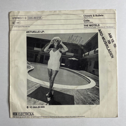 Винтажная виниловая пластинка LP The Motels Closets and Bullets (Germany 1979) 7 дюймов, 45 RPM, Single