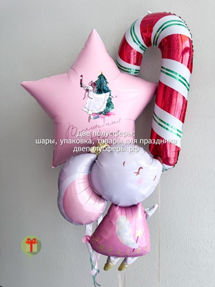 Мышка с тростью и звездой